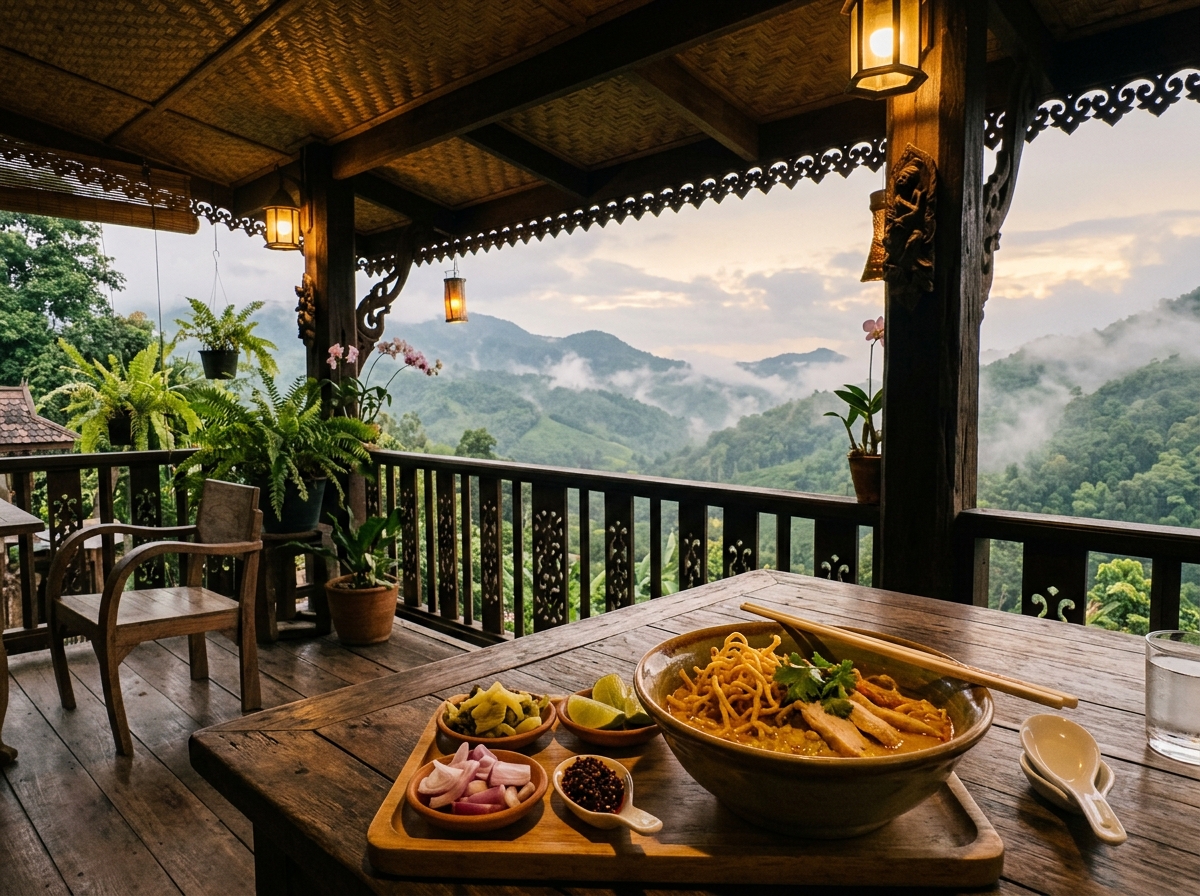บรรยากาศร้านข้าวซอยเชียงใหม่